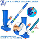 Telescopic Handheld Pool Vacuum Cleaner, Portable Spa Vacuum for Hot Tubs Pools, Efficient Swimming Pool Cleaner with Extendable Pole for Above Ground Inground Pools