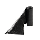 Flat Mouth Garbage Bags 75 Count Black Trash Bags for Bedroom Home Kitchen, Point-Break Perforated Roll Design Waste Bin Liners for Bathroom Office Trash Containers