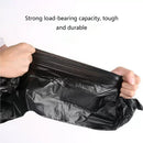 Flat Mouth Garbage Bags 75 Count Black Trash Bags for Bedroom Home Kitchen, Point-Break Perforated Roll Design Waste Bin Liners for Bathroom Office Trash Containers