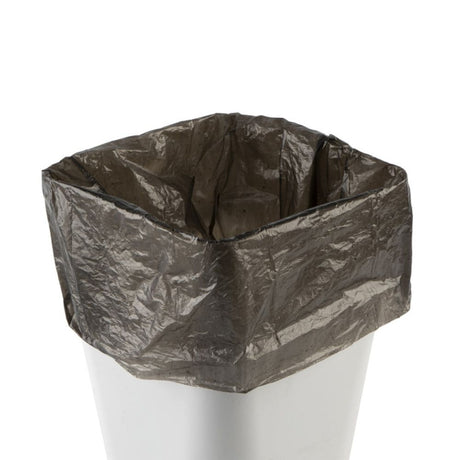 Flat Mouth Garbage Bags 75 Count Black Trash Bags for Bedroom Home Kitchen, Point-Break Perforated Roll Design Waste Bin Liners for Bathroom Office Trash Containers