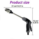 Handheld High Pressure Power Washer with 360 Degree Rotating Nozzle Three Spray Modes Foam Pot and Plastic Connectors for Outdoor Cleaning and Stain Removal Tool