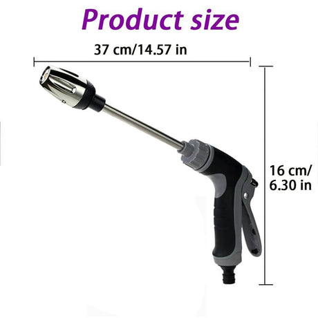 Handheld High Pressure Power Washer with 360 Degree Rotating Nozzle Three Spray Modes Foam Pot and Plastic Connectors for Outdoor Cleaning and Stain Removal Tool