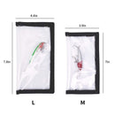 Fishing Lure Wraps 10 Packs Durable Clear PVC Lure Covers Keeps Fishing Safe Easily See Lures Fishing Hook Covers Bait Storage (10pcs 5L+5M)