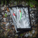 Fishing Lure Wraps 10 Packs Durable Clear PVC Lure Covers Keeps Fishing Safe Easily See Lures Fishing Hook Covers Bait Storage (10pcs 5L+5M)