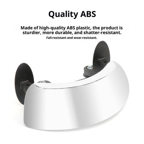 Motorcycle Mirrors 180 Degree Wide-angle Safety Rear View Mirror Blind Spot Side Mirror for Motorcycle, Scooters, Cars, Aircrafts, Boats