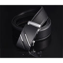 Men's Automatic Belt Leather Business Casual Style Slide belt,  for men Slide Belt Strap Automatic Leather Belt Buckle