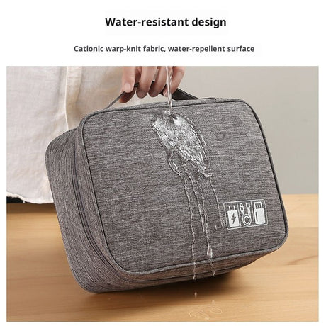 Headset Organizer Bag,Electronics Accessories Carrying Case for Referee Communication System for Cable Charger Volleyball Soccer Ref Officials