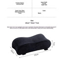 Thick Memory Foam Office Chair Arm Pads - Office Chair Armrest Covers Provide Elbow Cushion and Relieve Pressure - Ergonomic Desk Chair Arm Covers - Gaming, Computer Chair Rest Pads (a pair)