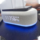 Bluetooth Wireless Speaker, Fast Charging, LED Display, USB Charger, Dimmable Night Light, Alarm Clock Feature, Wireless Charger, Digital Clock,
