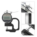 Digital Thickness Gauge, Electronic Micrometer Thickness Meter for Paper Leather Cloth Wire Measuring Tool Range 0-12.7mm Accuracy 0.001mm