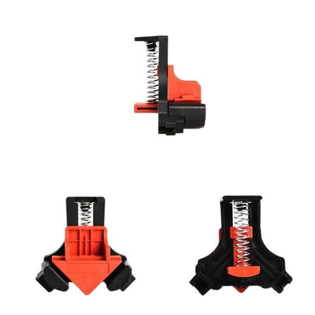 Corner Clamp for Woodworking - 90° Multi-Angle Adjustable Spring Clamps (4Pcs) - Woodworking & Photo Framing Tools, Gifts for Men/Dad/DIYers