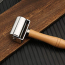 1Pcs 60mm Heavy Duty Leather Press Seam Roller , Leather Press Laminating Roller Edge Roller Leather Edge Creaser and Smoother Platen Tool for Leather(Medium)