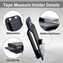 2 Pack Tape Measure Holder for Belt, Low-Profile Tape Measure Belt Clip, Fits up to Tool Belt, Tape Accessories