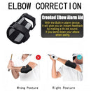 Golf Swing Training Aid for Elbow Posture Correction, Adjustable Arm Brace for Proper Swing Alignment, Ideal for Beginners in Men's and Women's Golf Training black