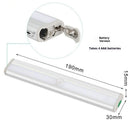 Motion Activated RV Step Lights, 10 LED Battery Operated Motorhome Motion Sensor led Light Strip, Magnetic Night Light Bar for Motorhome Travel,Travel Trailers, Camper (2 Pack)