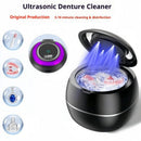 Upgraded Ultrasonic Retainer Cleaner Machine, 45kHz Ultrasonic Dentures Cleaner for Night Guards, Braces, Aligner, Toothbrush, Jewelry and More, 180ML Capacity, Black