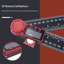 Digital Angle Finder Protractor Third Generation Protractor Angle Finder, Digital Angle Ruler with 7inch/200mm, Angle Gauge for Woodworking/Carpenter/Construction Tools