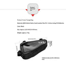 Bike Frame Storage Bag, Water Resistant Reflective Bicycle Triangle Bag with Two Side Pockets, Strap-On Under Seat Tool Accessories Pouch for Mountain Road Bike Trip