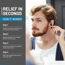 Ear Pressure Relief Device, Instant & Sustained Relief Migraine Ear, Instant Migraine and Headache Alleviation Through Targeted Inner Ear Stimulation (grey)