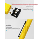 PH Meter, Digital PH Meter for Water, 0.01 High Accuracy PH Tester with 0-14 PH Measurement Range for Hydroponics, Household Drinking, Pool and Aquarium （yellow）