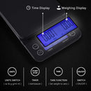3KG electronic scaleCoffee Scale with Timer Small, Espresso Scale with Timer Small, Espresso Coffee Scale with Timer for Pour Over Coffee black