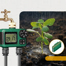 2 Outlet Sprinkler Timer, Water Timer, Programmable Garden Hose Timer with Rain Delay, Manual& Automatic Watering System（11.6*11.7*6.8cm)