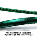 30pcs Fishing Wire Leaders Heavy Duty Fishing Stainless Steel Wire Leaders High Strength Fishing Leaders with Swivels and Snaps Green