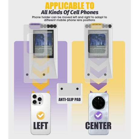 Professional Card Scanner Scanstand, Easily scanning Cards, Card Scanner, Quickly Scan and Price Check Cards, Only Available for Phone Holder