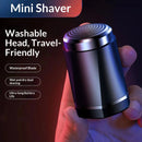 Electric Foil Shaver for Men, Waterproof Cordless Razor – Mini Travel Shaver for Face & Body, USB-C Fast Charging, Wet/Dry Shower Use, Portable Electric Razor