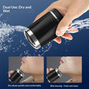 Electric Foil Shaver for Men, Waterproof Cordless Razor – Mini Travel Shaver for Face & Body, USB-C Fast Charging, Wet/Dry Shower Use, Portable Electric Razor