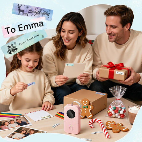 Label Maker Machine, D30 Portable Handheld Bluetooth Mini Label Printer, Multiple Templates Smartphone Thermal Small Label Maker for Kids School Items, Classroom Teacher Supplies, Easy to Use