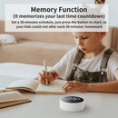 Digital Kitchen Timer - Magnetic Countdown Countup Timer with Large LED Display Volume Adjustable, Easy for Cooking and for Seniors and Kids to Use (white)