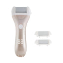 Callus Remover for Feet, Electric Foot File Callus Removers Rechargeable Waterproof Pedicure Tools Foot Scrubber Shaver Feet Care Tool for Cracked Heels Dead Skin （Golden）