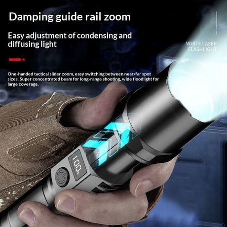 Rechargeable Flashlights High Lumens, LED Flashlight , Super Bright High Powered Flashlights, Powerful Flashlights for Home Emergency Camping