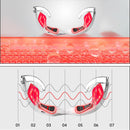 Red Light Eye Massager,Red Light Glasses,Under Eye Light Therapy Device,Red Light Beauty Device Eye Massage Light-Weight,Reducing Dark Circles,Puffiness,Wrinkles (Milky)