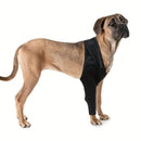Dog Recovery Socks - Waterproof Paw Protectors with Non-Slip Sole | Post-Surgery Boots for Wound Protection | Anti-Licking Sleeves for Dogs (Black, L)