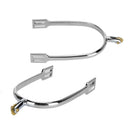 Horse Spurs, Zinc Alloy Material Erosion Spurs Spurs with Rotatable Copper Riding Horse Accessory Exquisite Workmanship, Practical  a pair