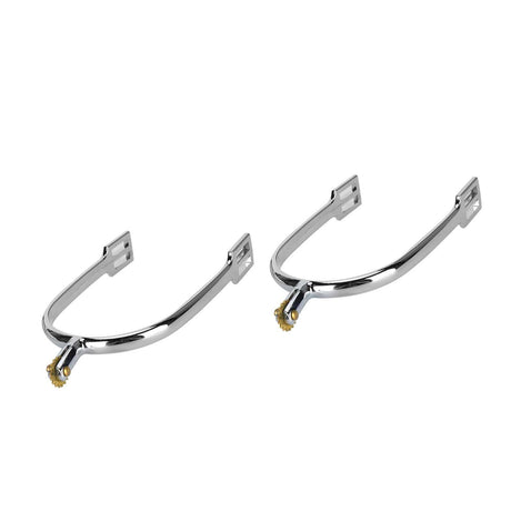 Horse Spurs, Zinc Alloy Material Erosion Spurs Spurs with Rotatable Copper Riding Horse Accessory Exquisite Workmanship, Practical  a pair