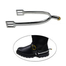 Horse Spurs, Zinc Alloy Material Erosion Spurs Spurs with Rotatable Copper Riding Horse Accessory Exquisite Workmanship, Practical  a pair