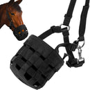 Durable Ventilated Grazing Muzzle with Attached Breakaway Halter - Lightweight Horse Muzzle, Supports Natural Grazing, Restricts Food Intake,（Size small）