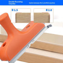 Imbot Edge Banding Trimmer With Stainless Steel Blade，Woodworking Trimmer For Deburring, Edge Planing,Correcting Wood Edges, Woodworking, Veneer（Edge trimming knife+bag）