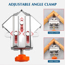 2pcs Stainless Steel Right Corner Clamp,90 Degree Right Angle Clamp for Woodworking,Right Angle Clip Fixer,Single Handle Clamps for Woodworking,（open-ended）