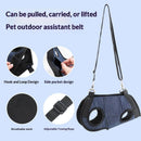Dog Lift Harness Portable Dog Sling for Small Dogs Hind Leg Support Pet Rehabilitation Lifts Vest Adjustable Harness for Back Legs for Old, Disabled Dogs Walk,S