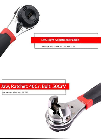 Adjustable Ratcheting Wrench, Adjustable Ratcheting Wrench 6-22mm, Adjustable sleeve wrench,Portable labor-saving AdjustableWrench, Non slip gloves