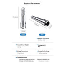Stainless Steel Coffee Steam Spout Nozzle, Coffee Maker Tools Coffee Machine Steam Nozzle Compatible with ECP3420 EC680