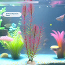 3 pack Aquarium Decor Fish Tank Decoration Ornament Artificial Plastic Plant Green 27cm Pink/Purple/green, 3-Pack