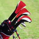 Black Golf Club Head Cover for  Fairway 3 Pcs Woods Headcovers, Golf Accessories Hybrid Head Covers Set