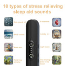 Pillow Speakers for Sleeping,Portable Bluetooth Speaker with Bone Conduction, 10 White Noises, Display, Volume Control,  black