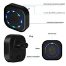 Wireless Doorbell, Door Bell Kit, Distinguish Front and Rear Doors, for Home Office Classroom（One drag, two sounds）
