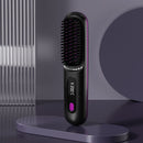 Hair Straightener – Cordless Comb with Negative Ion, Fast Heating & Portable Travel Design, Rechargeable Brush for Straightening and Curling (1Pcs)